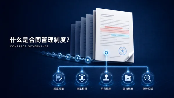 什么是合同管理制度？如何把制度转化为可执行的合同控制体系？