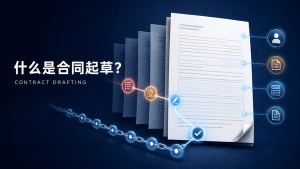 什么是合同起草？如何把业务事实形成可审、可签、可履行的合同文本？