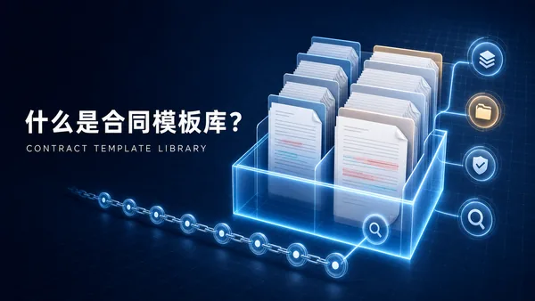 什么是合同模板库？如何把制式合同变成可控的业务入口？