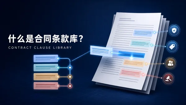 合同条款库：让法务经验成为可复用的规则资产