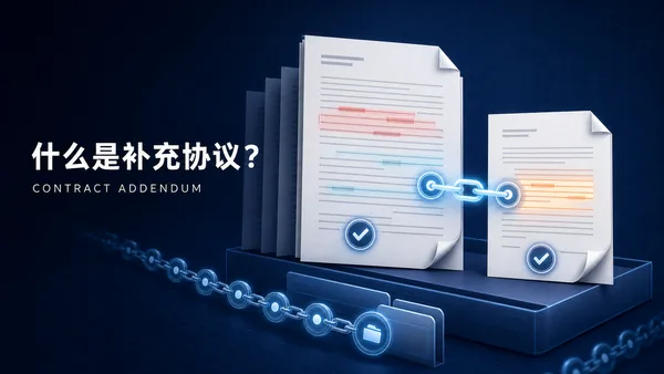什么是补充协议？它和合同变更有什么区别？