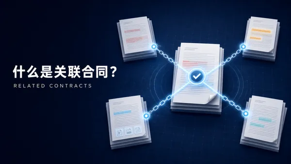 什么是关联合同？主从、补充、续签等合同关系的管理